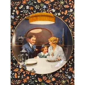 Norman Rockwell's "Birthday Wish" Collectors Plate 1984
